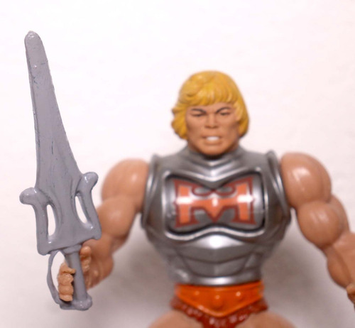 He-man Battle Armor Damaged Importado Motu Boneco 80s 90%