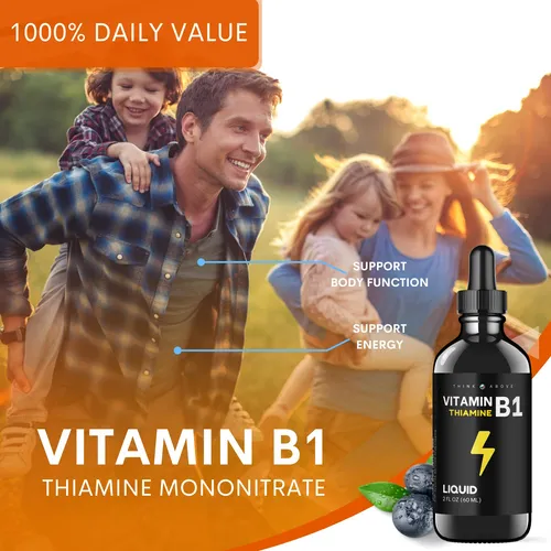 Vitamina B1 - Mononitrato De Tiamina - Suplemento De Gotas L