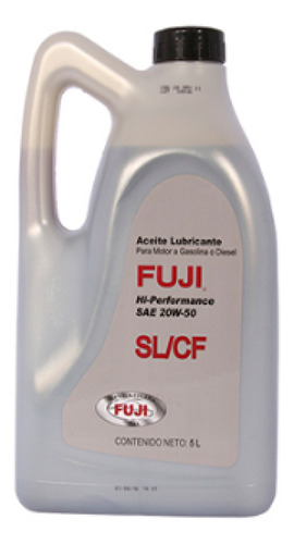Aceite Mineral Fuji Multigrado Sae 20w50 Api Sl
