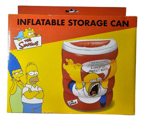 Los Simpsons Organizador Plastico - Homero Simpson Lata Duff