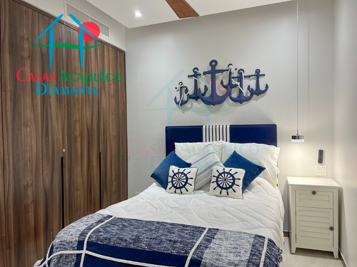 Cad La Isla Emerald I8. Amplio Departamento En Condominio De Playa Con Terraza Y Vista A Las Áreas Comunes