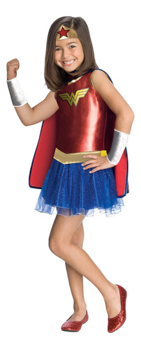 Rubies Justice League Childs Wonder Woman Disfraz Tutú Vesti