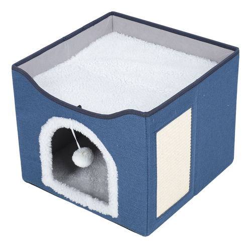 Casa Plegable Para Gatos, Casa Plegable Para Gatitos De 2 Ca