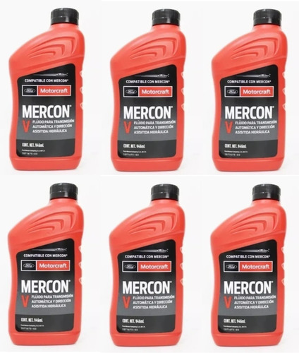 Aceite Mercon V Motorcraft Transmision 6 Botellas