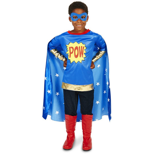 Disfraz Para Niño Super Heroe Pop Art Talla M Halloween