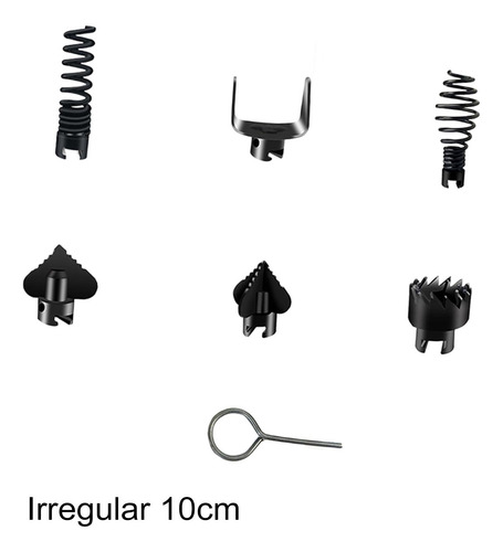 Conjunto De Cabeças De Corte Para Limpeza Preto 7 Unidades