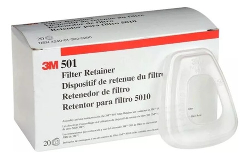 Retenedor De Prefiltros 3m Mod. 501 (par)