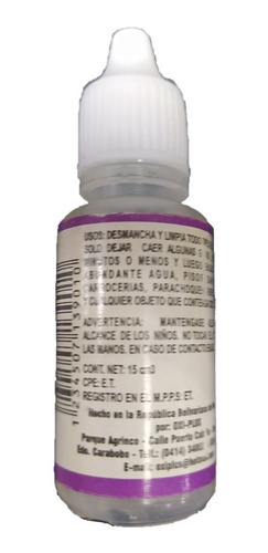 Imagen 3 de 4 de Eliminador De Óxido Oxi-mix Gotero 15 Ml