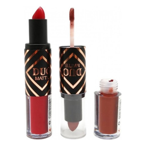 Brillo Labial Duo Matte Ruby Rose