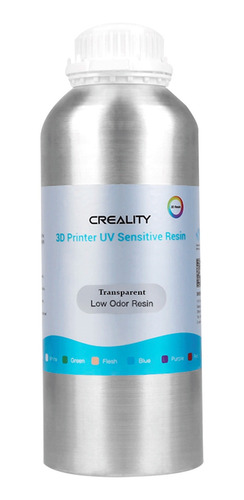 Imagem 3 de 7 de Resina Impressora 3d Creality Low Odor 1kg - Transparente