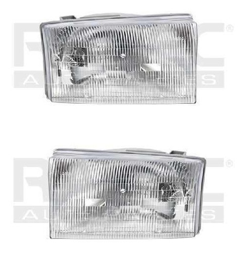 Par Juego Faros Ford F-350 / Super Duty 1999 - 2004 Depo Sxc