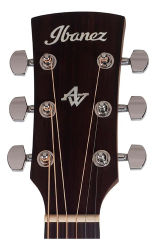 Violão Aço Folk Tampo Maciço Ibanez Aw54ce Opn Natural