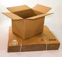 Comprar Cajas De Cartón Extrafuertes Triple Corrugado 43.5x38.5x52