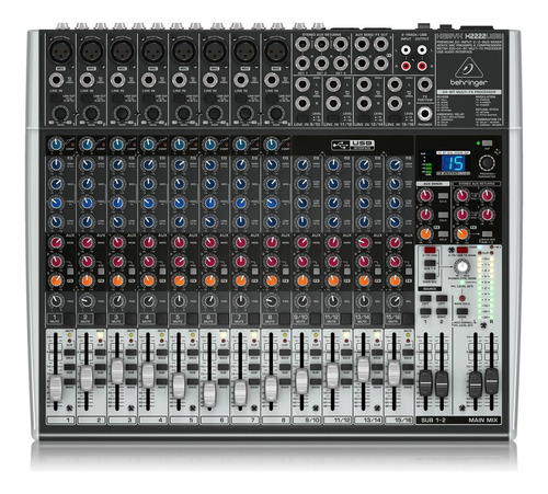 Mezcladora Behringer Xenyx X2222usb Interfaz Usb