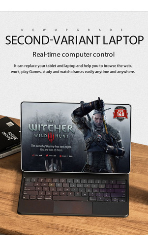 Tableta 10,1 Pulgadas 1920 X 1200 128 Gb Android 13 Wi-fi