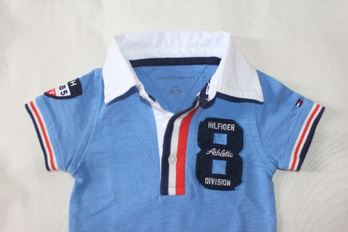 Camisa Polo Tommy Hilfiger Piquet Original Infantil 6-9meses