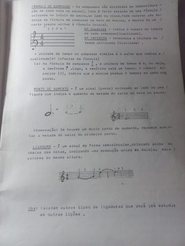 Livro Vera Lúcia Magnoli Curso De Órgão Eletrônico 1 Parte (Usado)