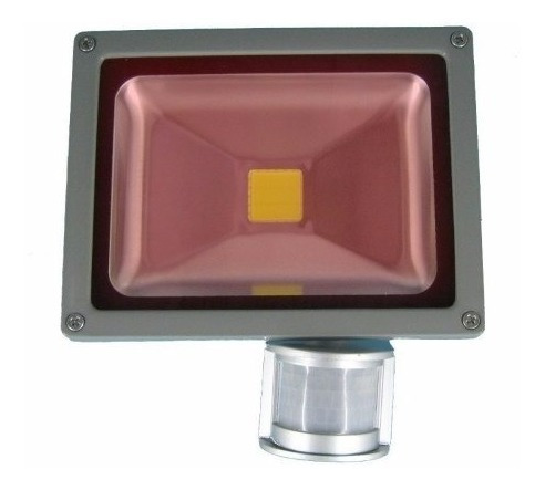 Foco Proyector De Area Led Rgb Color 20w Sensor Movimiento