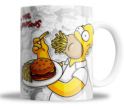 Taza - Ceramica - Simpson Homero - Coffe 