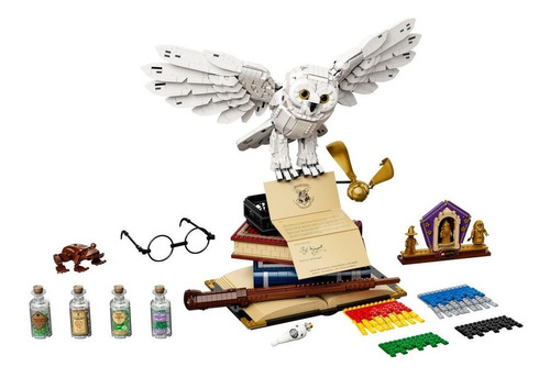 Bloques para armar Lego Harry Potter TM Hogwarts Icons 3010 piezas  en  caja