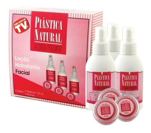 Eloisa Medina Kit 3 Loções Plastica Natural 120 Ml Cada