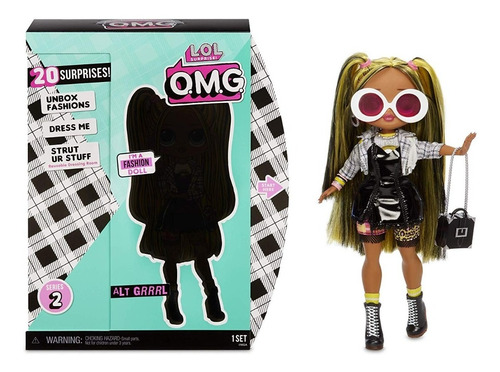 Muñeca Lol Surprise Omg - Alt Grrrl Fashion Doll 