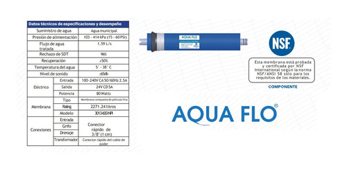 Nuevo! Sistema Ósmosis Inversa 600 Gpd Alto Flujo Con Alarma