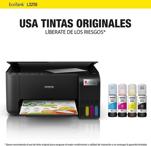 Imagen 6 de 10 de Impresora Epson Ecotank L3250 Multifuncional, Wifi / Usb