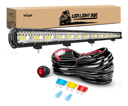 Nilight Barra De Luz Led De 37 Pulgadas, 780 W, Combo De Pu.