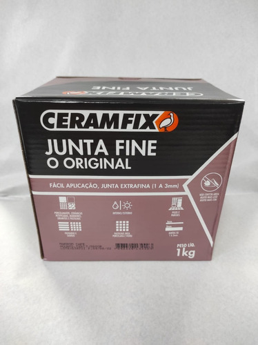 Rejunte Junta Fine Ceramfix 1kg Corda Nó