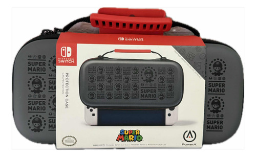 Estuche Nintendo Switch Oled Super Mario Bros Forro Protecto