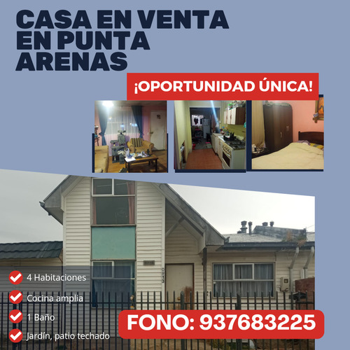 Vendo Casa  Villa Split, Calle Hornilla, Punta Arenas