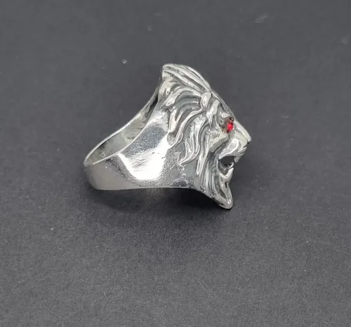 Anillos con cabeza de leon sales