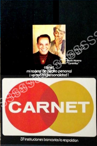 Cartel Cantinflas Y Tarjeta De Credito Carnet 1978 157 Media