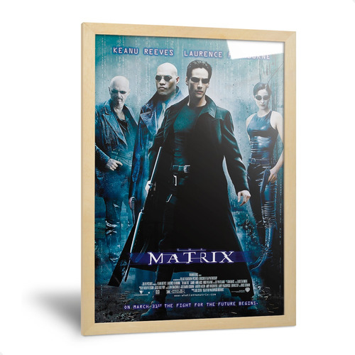 Cuadros Matrix Carteles De Películas Con Marco Vidrio 35x50