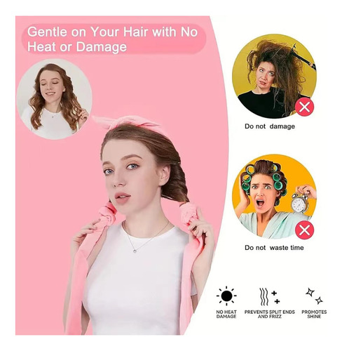 Diadema Con Rizador De Pelo Resistente Al Calor, Diadema Riz