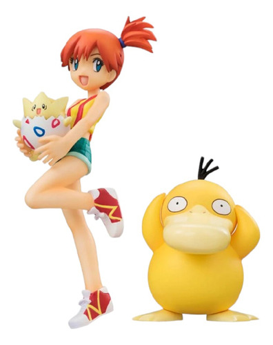 Pokemon Misty Togepi Y Psyduck No Articulables Originales