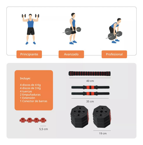 Set Bodytrainer Mancuerna Hexagonal Ajustable 30 Kg - Sd (Usado)