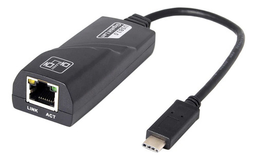 Adaptador De Red Usb Tipo C A Rj45 Ethernet Lan 100/1000mbps