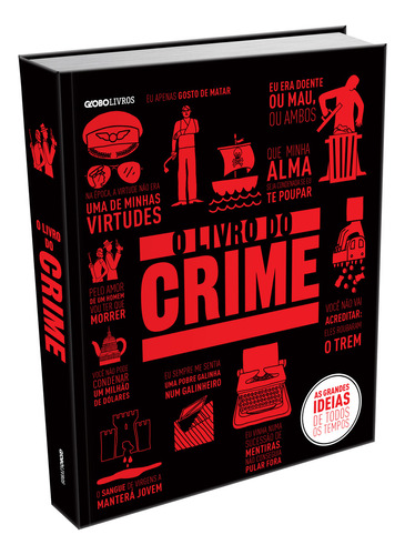 O Livro Do Crime, De Vários. Editora Globo Livros, Capa Dura Em Português, 2023