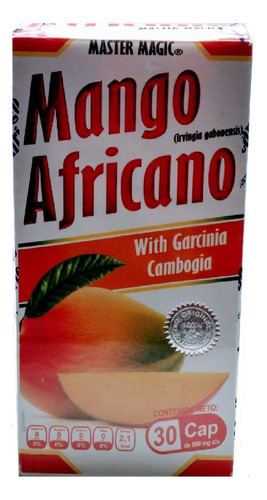 Mango Africano Master Magic, Mango Africano Reforzado 30 Cap