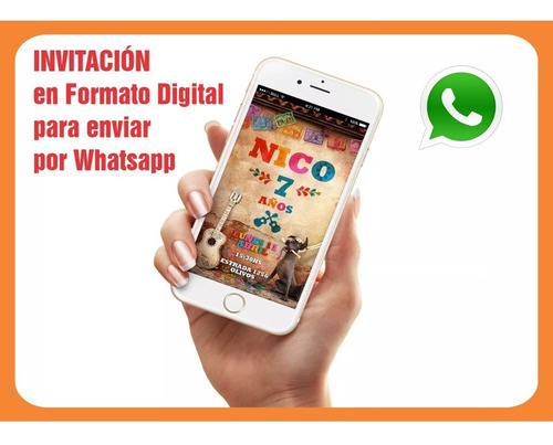 Invitación En Formato Digital Para Enviar Por Whatsapp
