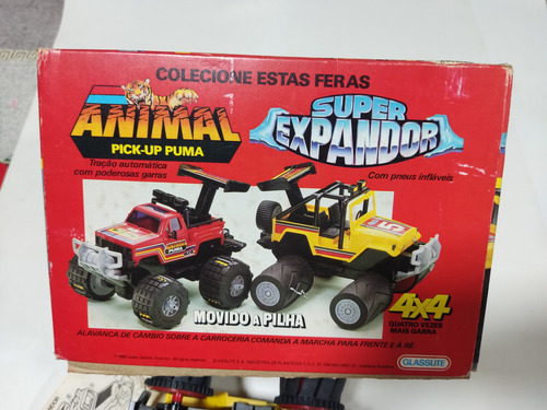 Brinquedo Antigo Jeep Super Expandor Glasslite (Usado)