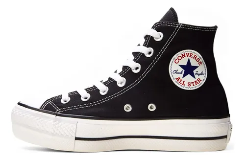 Tênis Chuck Taylor Lift Cano Alto Tecido All Star