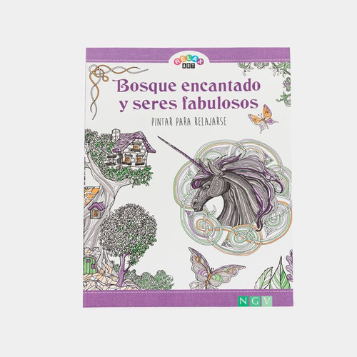 Libro Bosque Encantado Y Seres Fabulosos-pintar Para Relaja