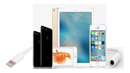 Imagen 6 de 8 de Adaptador De Audio 3.5mm Auxiliar Para iPhone iPad Jack