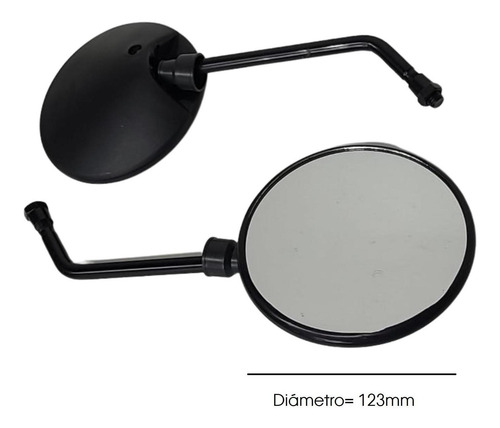Imagen 4 de 8 de Espejos Para Moto Honda Xr125/150/250 Tornado (enduro)