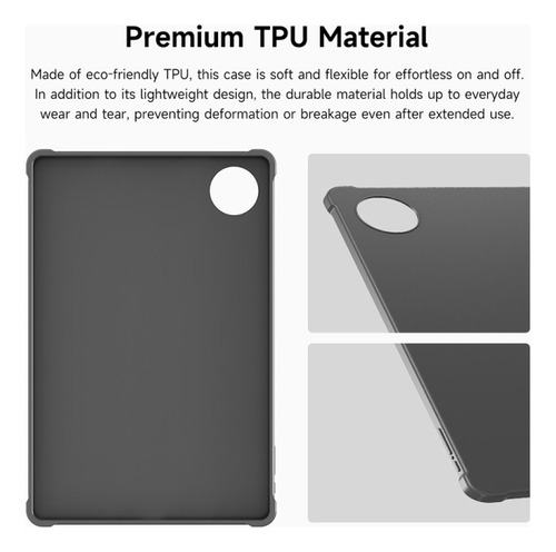 A Funda Trasera Ulefone Tpu Gris Para Ulefone Tab A11 Pro