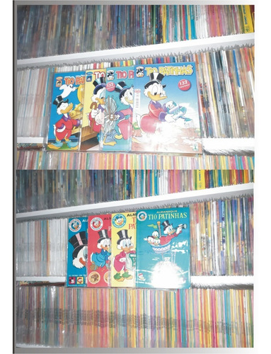 Coleção Completa Tio Patinhas - 1 Ao 637 / Incluindo A Nº 9 Crianças / Excelente Estado / 1963 / Com A Maioria Dos Brindes Intactos / + Coleções Almanaque-especial-comemorativas / Oportunidade Única (Usado)