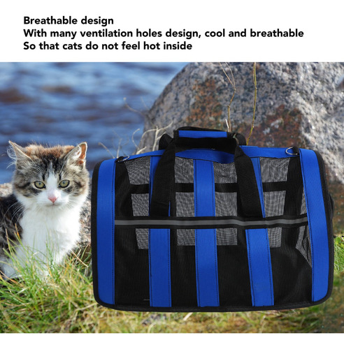 Mochila Transportadora Con Perro Gato Transpirable Ajustable